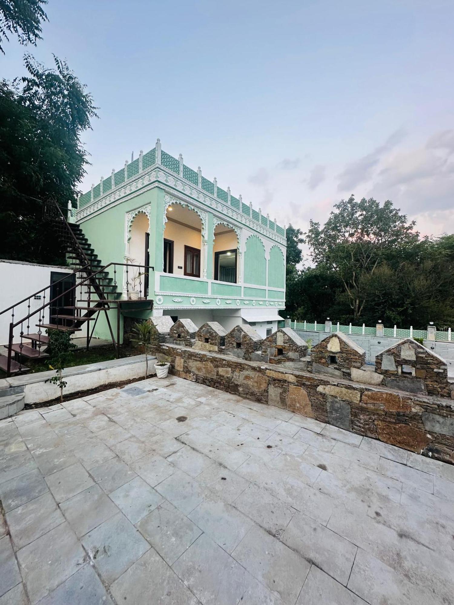 Rajasthan Haveli Villa Udaipur Bagian luar foto
