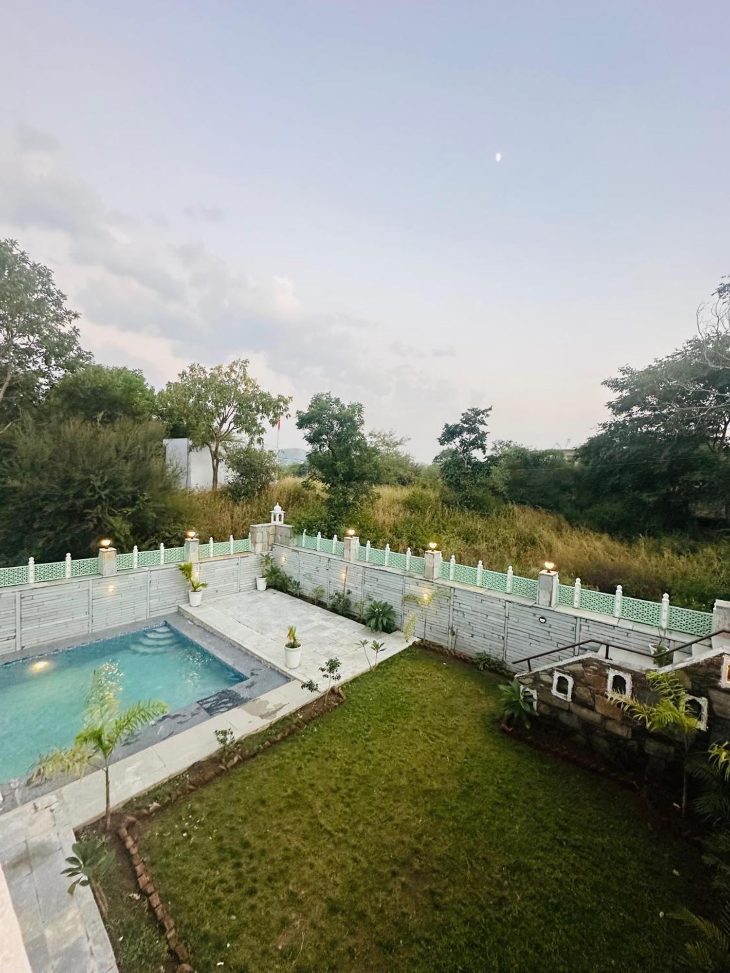 Rajasthan Haveli Villa Udaipur Bagian luar foto