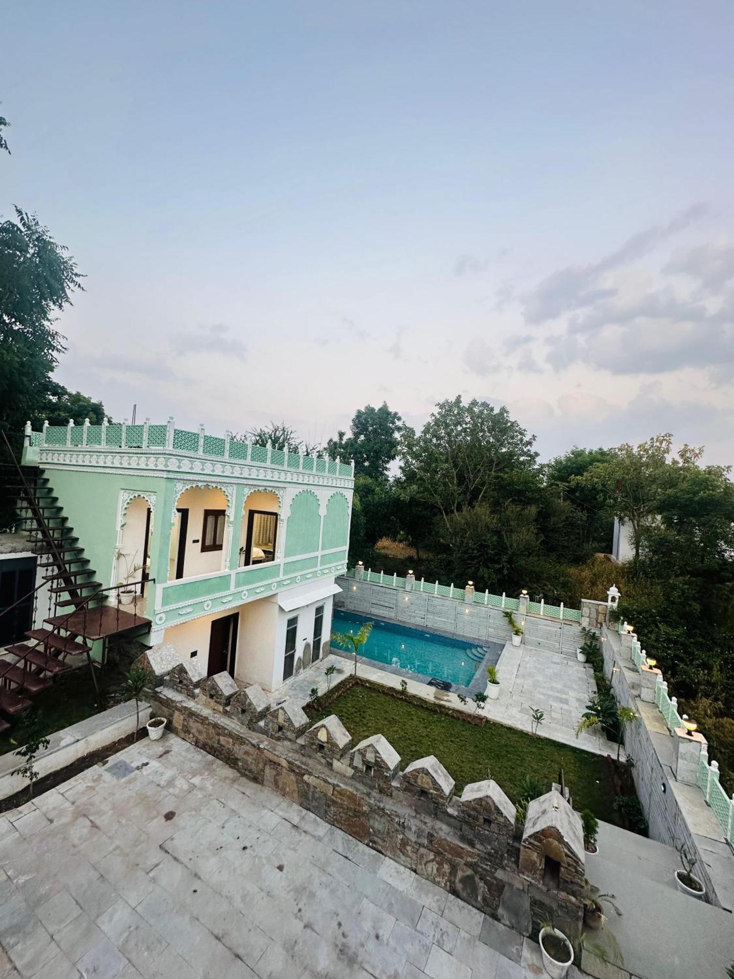 Rajasthan Haveli Villa Udaipur Bagian luar foto