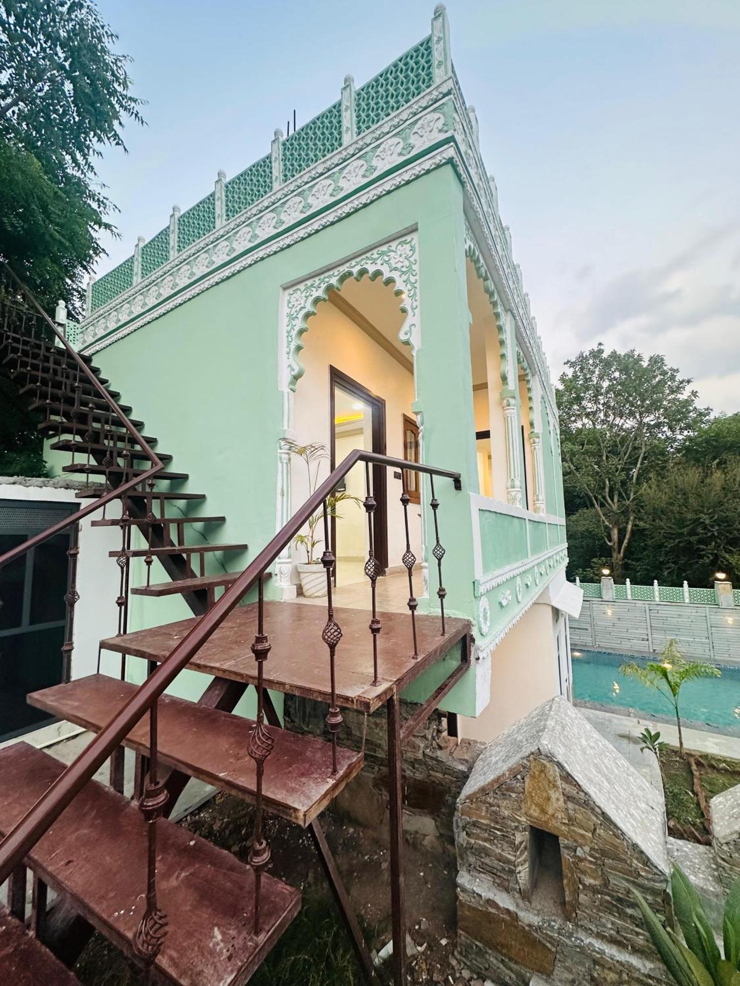 Rajasthan Haveli Villa Udaipur Bagian luar foto