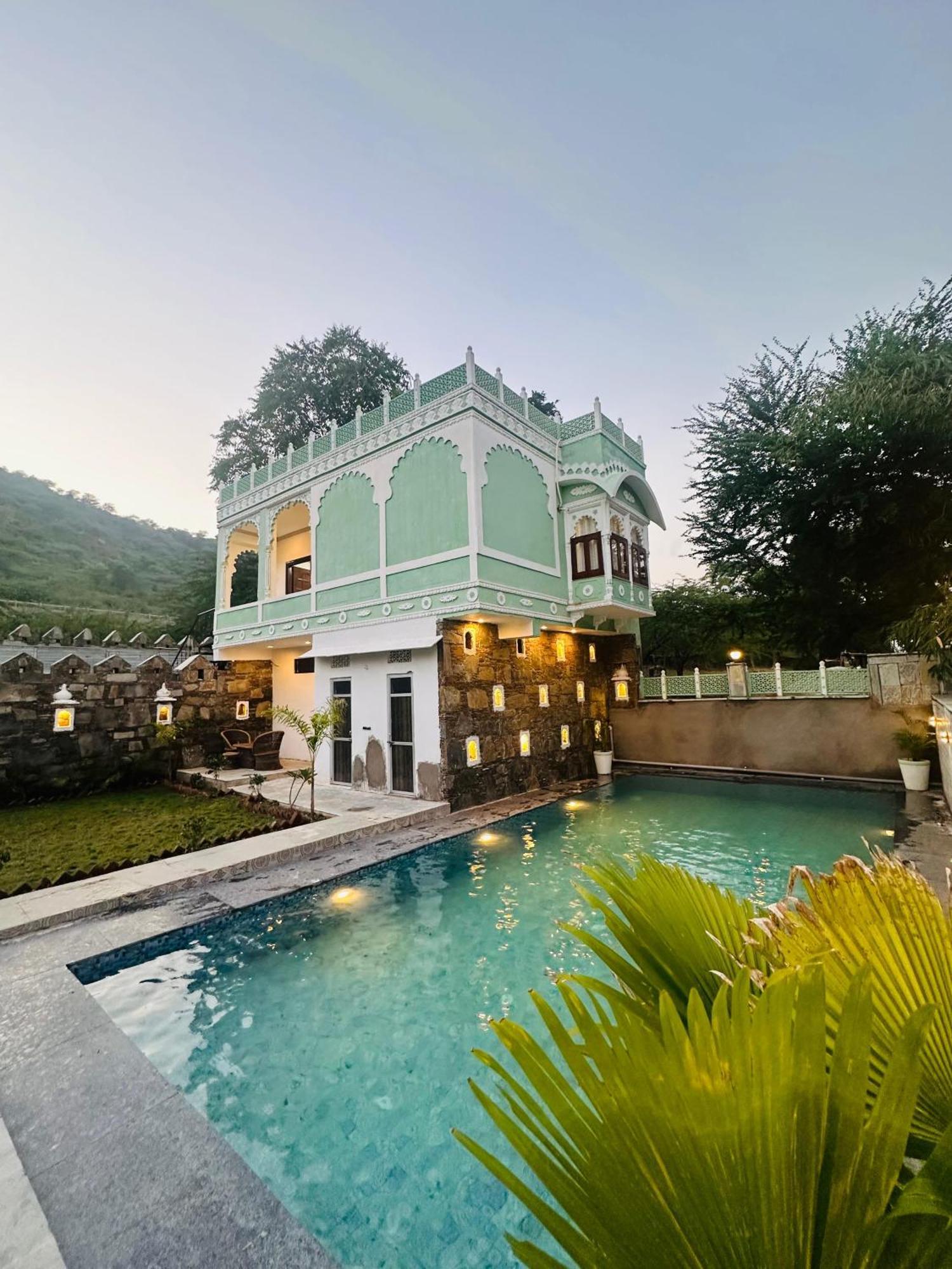 Rajasthan Haveli Villa Udaipur Bagian luar foto